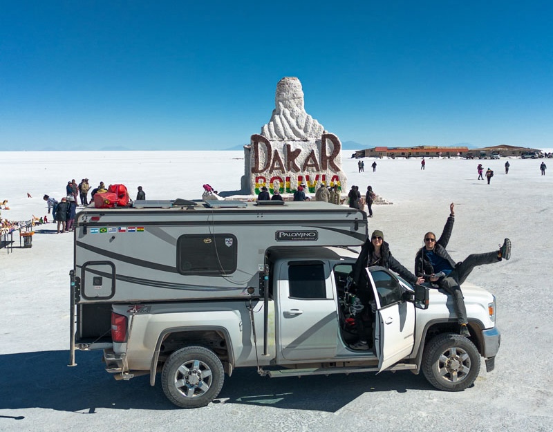 Dakar Monument in Uyuni, Bolivia