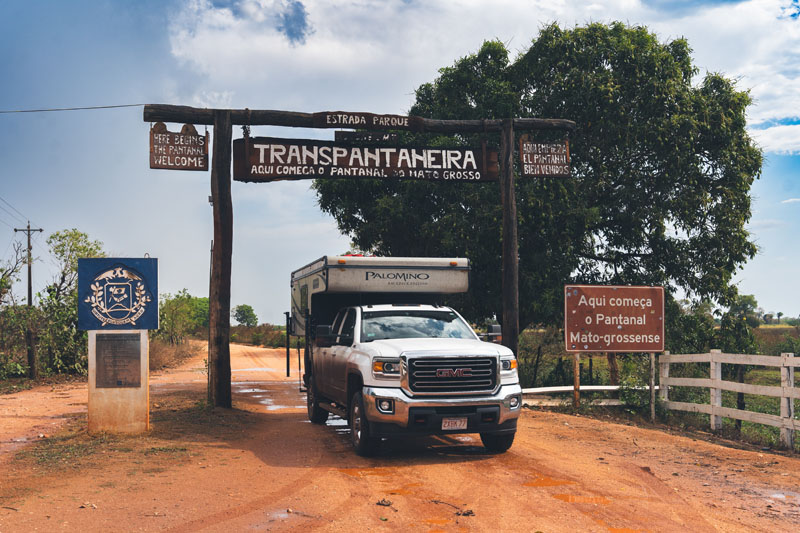 Entrance To Transpantanal Brazil