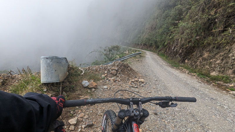 ElTruckito Shortly Before Broken Shoulder Death Road Bolivia