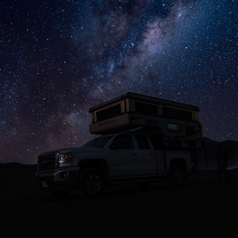 ElTruckito Starry Night Atacama Desert Chile