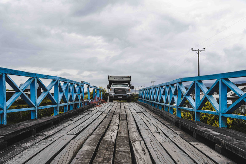 Wonky Bridge Chiloe Chile