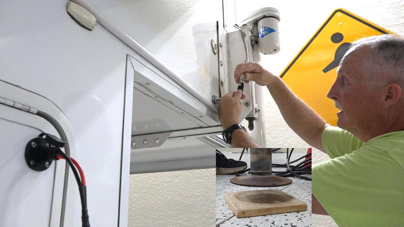 RV Emergency Electrical Hookup Powering Reico Titan Jacks