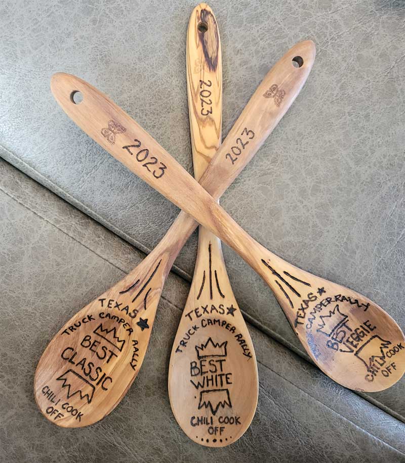 Texas Rally Spoon Prizes