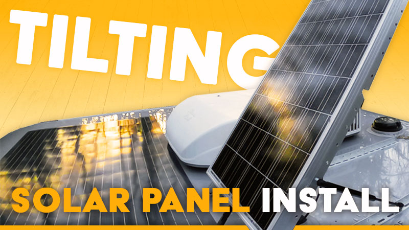 Tilting Solar Panel Install