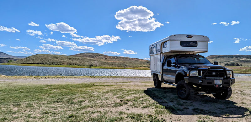 Alaskan Camper Gunnison River Colorado