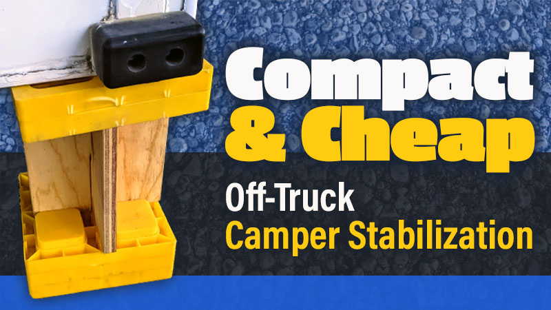 Compact Cheap Camper Stabilization