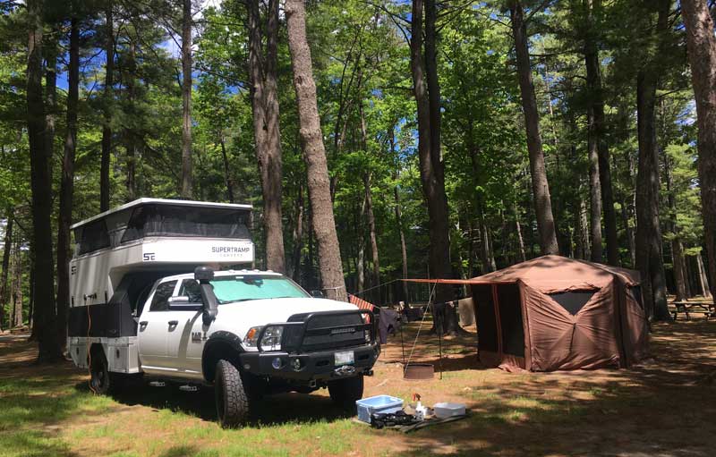 Gazelle Tent While Camping