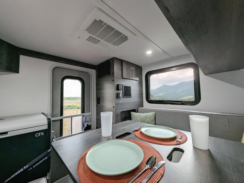 Grumpy Bear Arctos Camper Dinette Towards Door