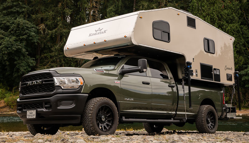 Kingstar Fastback Design Front And Side Camper