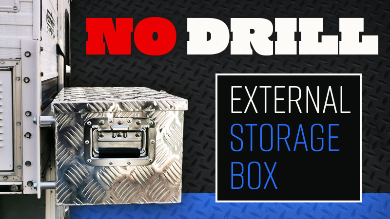 No Drill External Storage Box