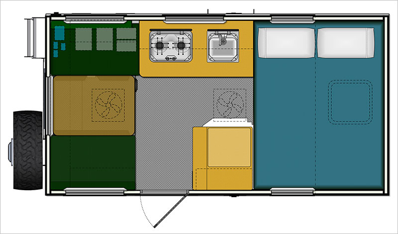 OEV Hudson Bay HS Floor Plan 2024