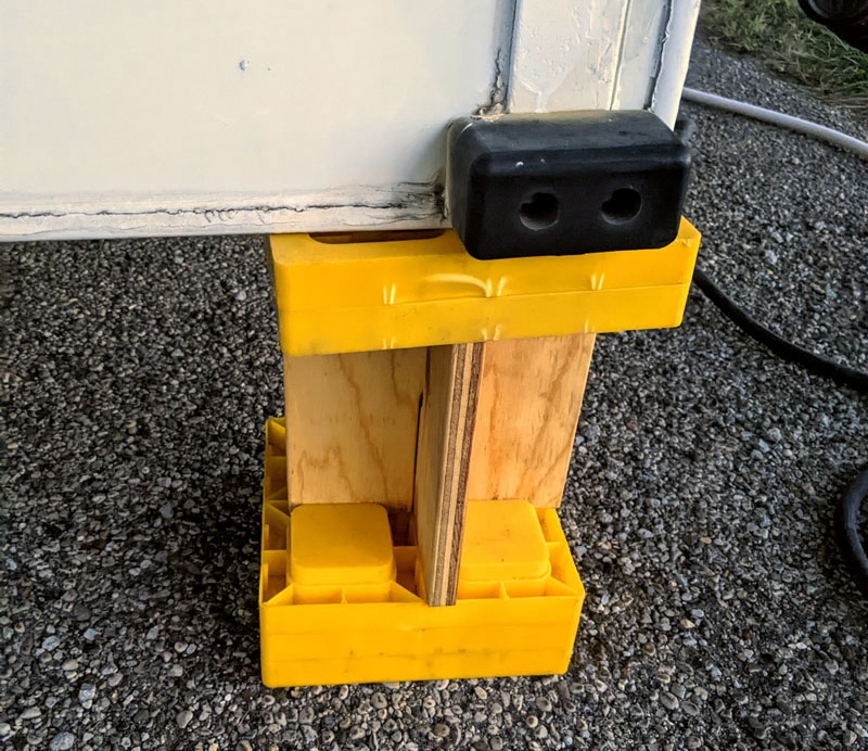 Off The Truck Camper Stabilization Solution
