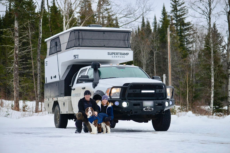 Supertramp Camper In The Snow