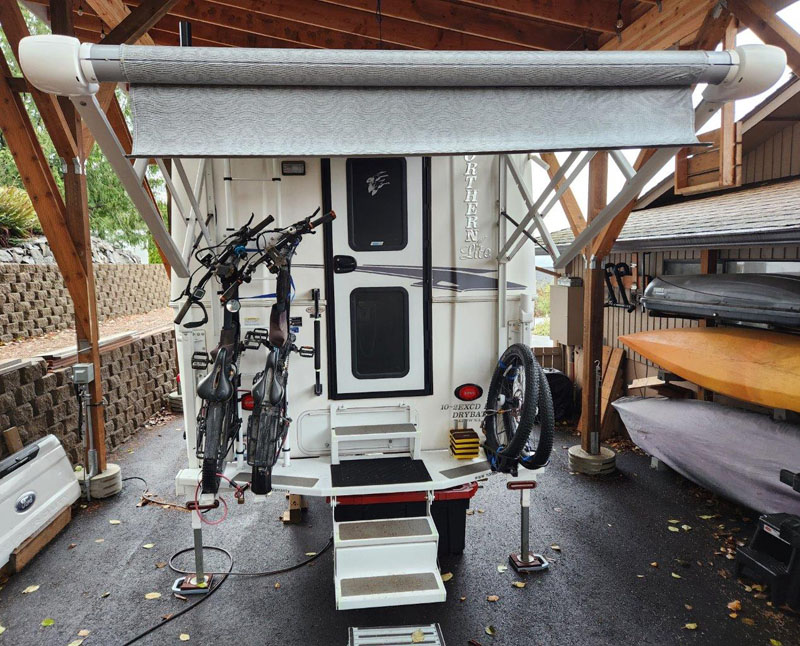 Bumper Bike Mount Final System From Side View