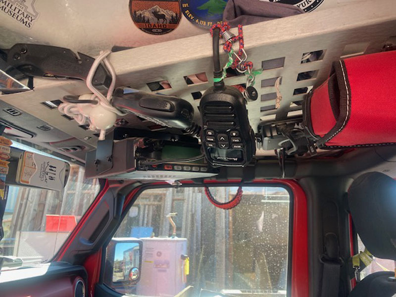 AluCab Rear Seat Deleted With Platform Holding 3 Drawer Dresser And Assorted Small Tools