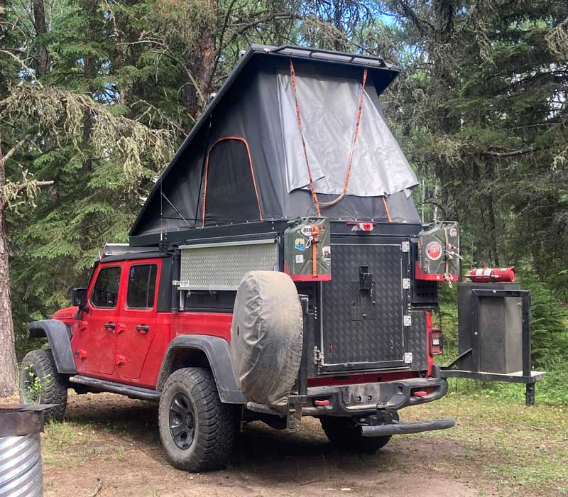 AluCab Camper On Jeep Gladiator