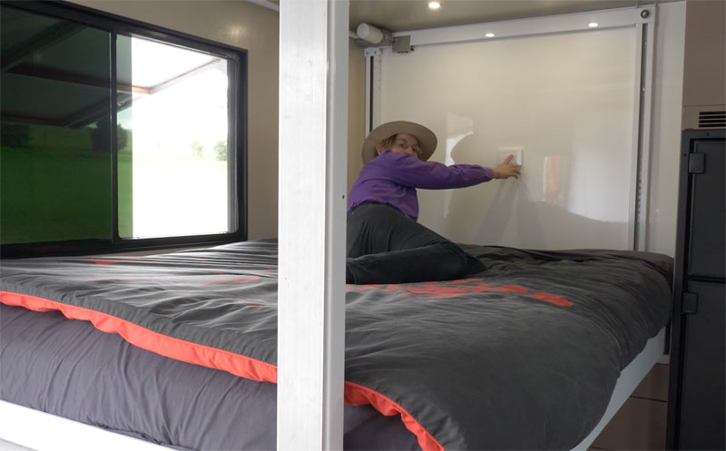 Bed In Down Lift Position
