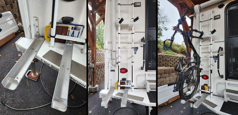 Bumper Bike Mount Lower Trays That Take The Weight Of The Bikes 