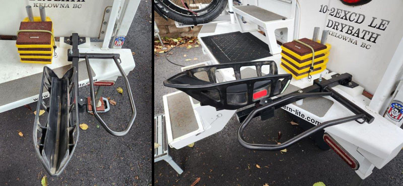 Trays To Support The Front Tires After Removing Them From The Bikes