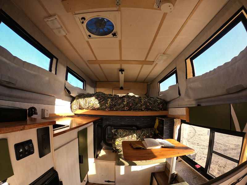 Camper Build out completed Four Wheel Camper