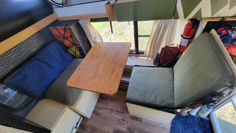 Camper Build Out Dinette Redone