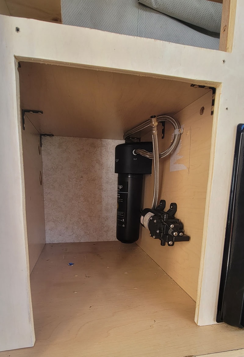 Camper Build Out Water Filter