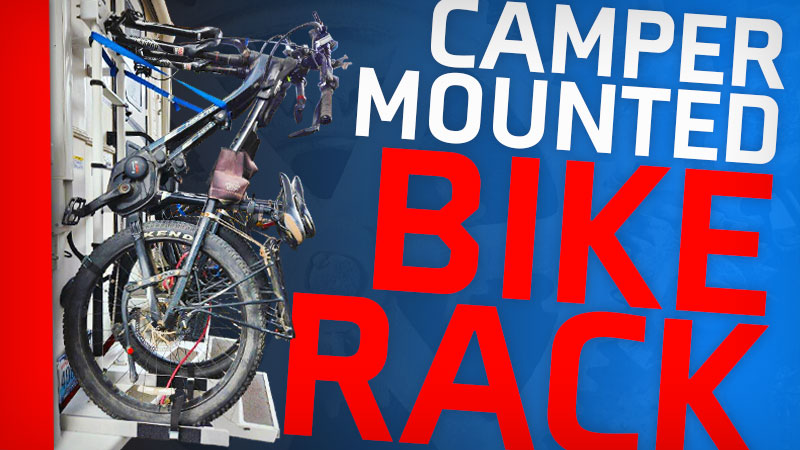 Camper Mounted Bike Rack