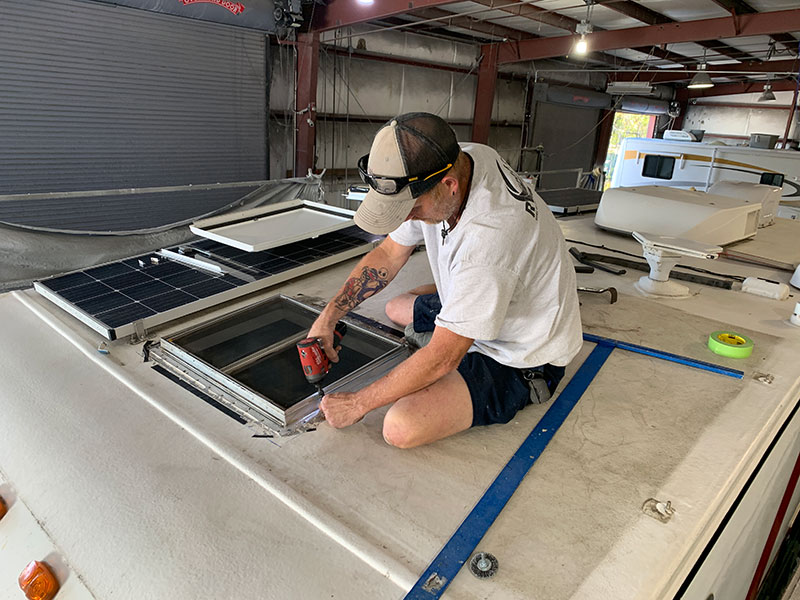 FlexArmor Review Cutting Out Old Hatch