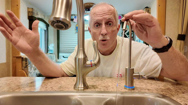 How To Quiet Your Water Pump Smooth Quiet Flow Of Highly Restricted UV Faucet