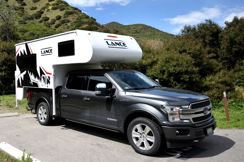Lance 805 Camper On Ford Truck