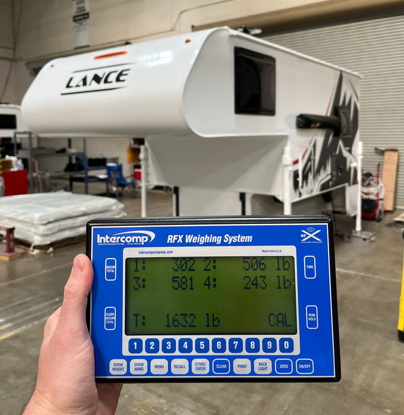 Lance 805 Camper Dry Weight