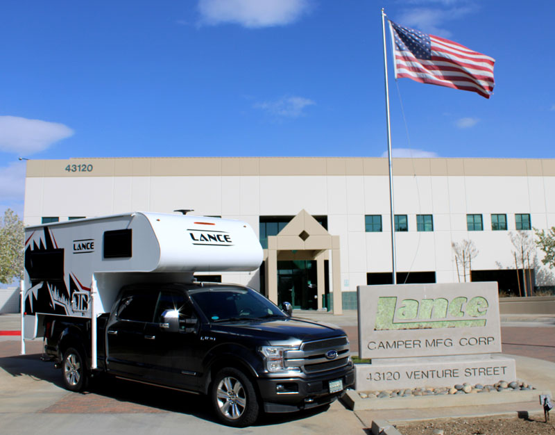 Lance 805 In Front Of The Factory In Lancaster California