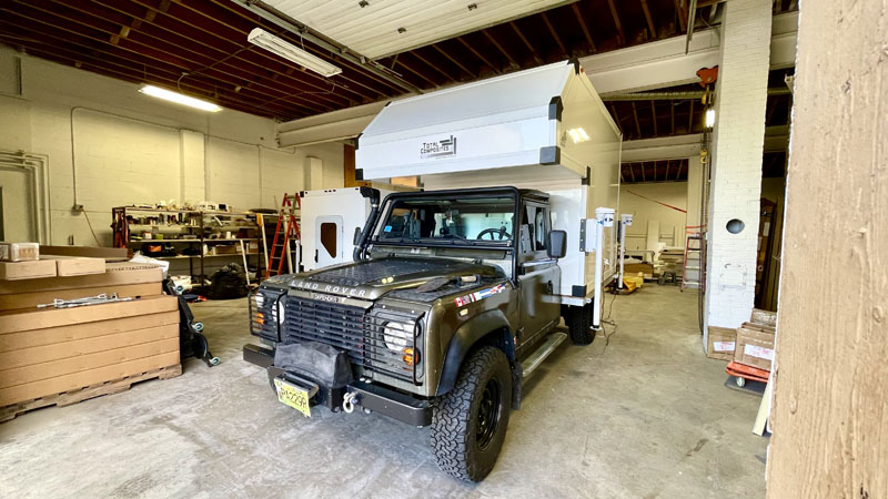 LandRover At Total Composites British Columbia
