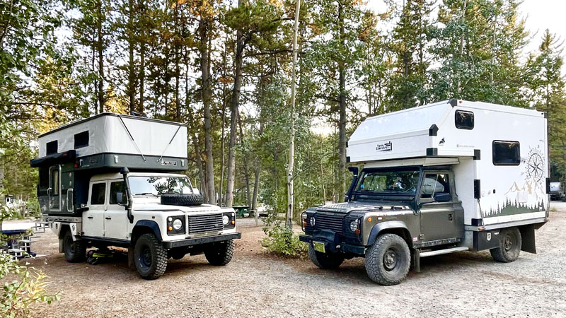 Landrovers Four Wheel Camper And Total Composites