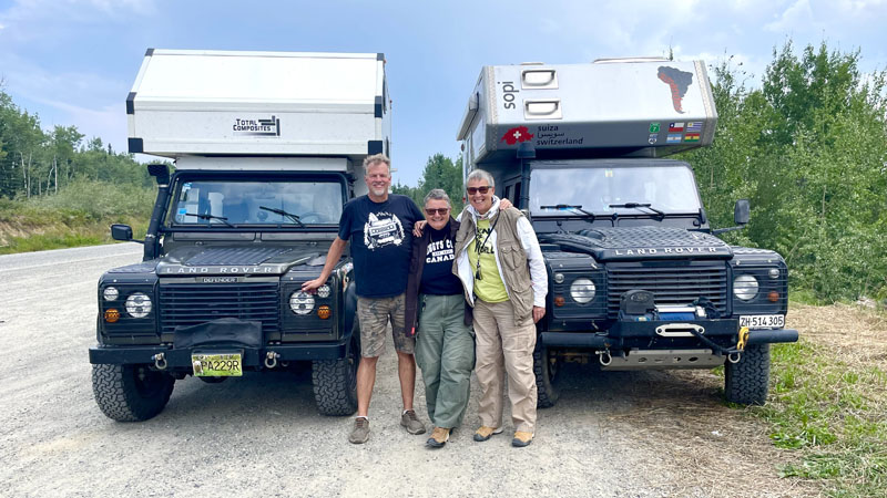 Meeting Up Landrover Friends