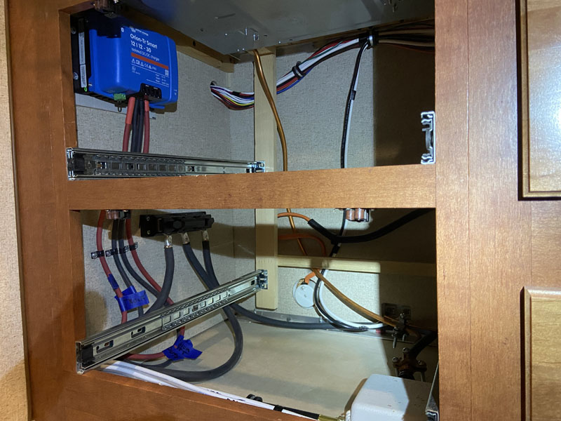 Off Grid Upgrade DC To DC Charger Under Stove