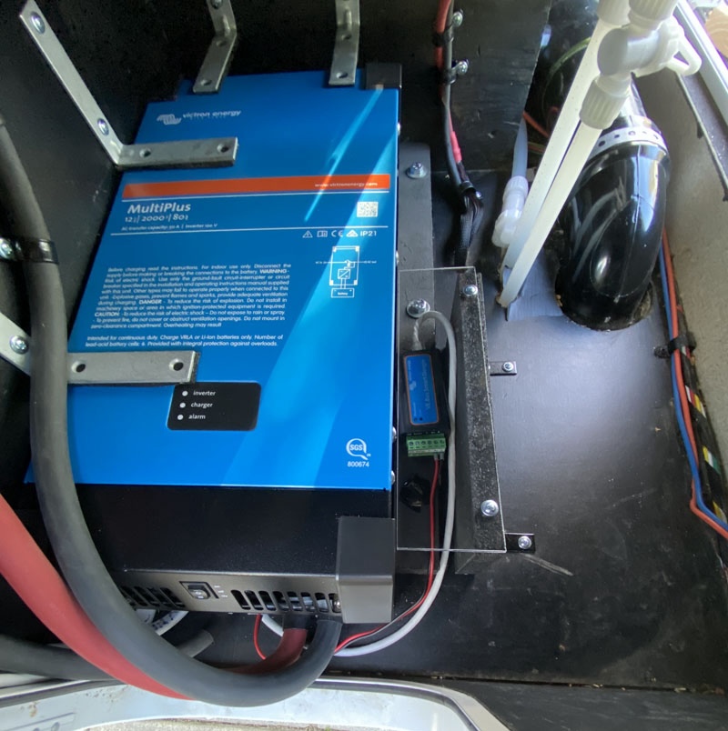 Off Grid Upgrade Inverter Inside Compartment