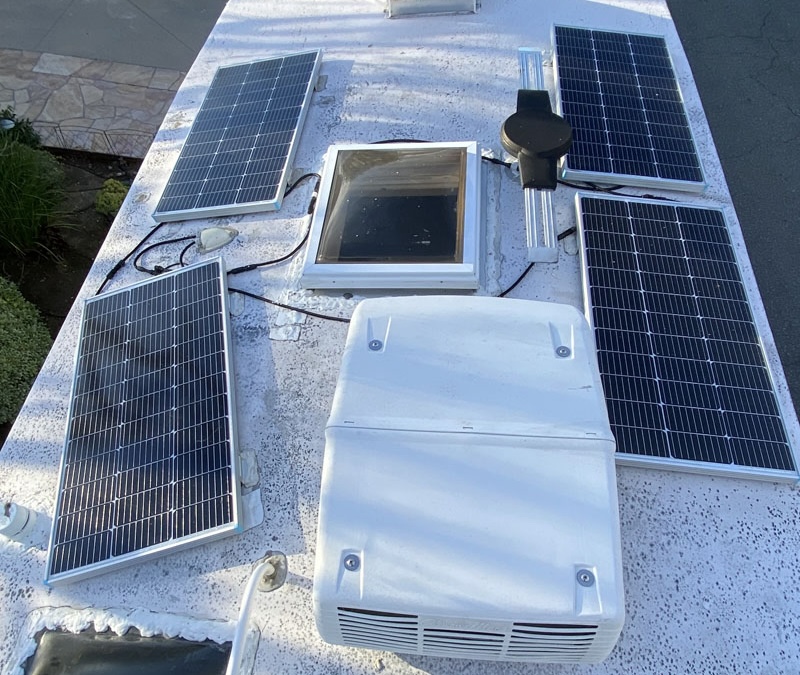Off Grid Upgrade Solar Panels On Roof