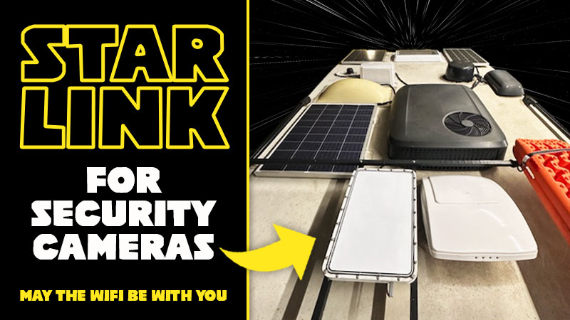 Starlink For Camper Security Cameras
