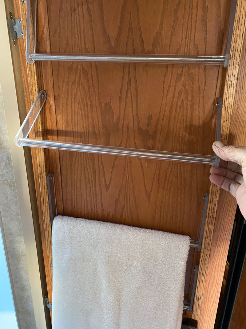 Towel Rack Bathroom Door