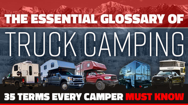 Truck Camper Glossary of words and expressions