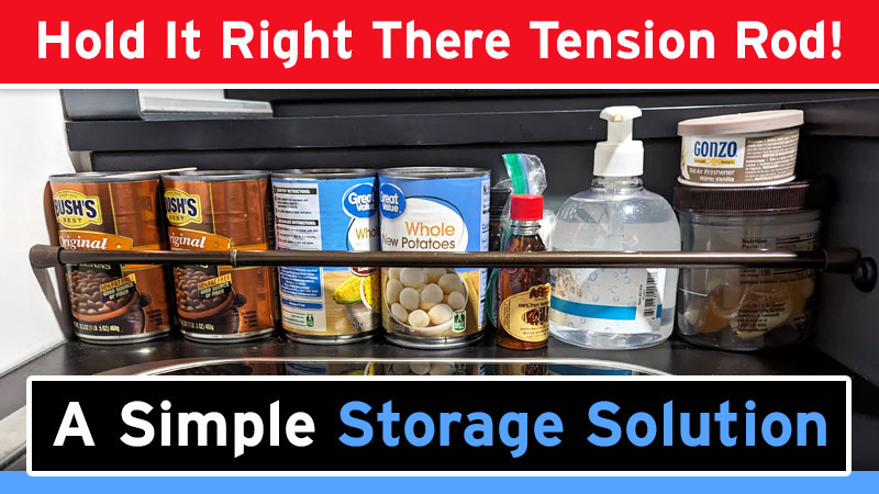 A Simple Tension Rod Storage Solution
