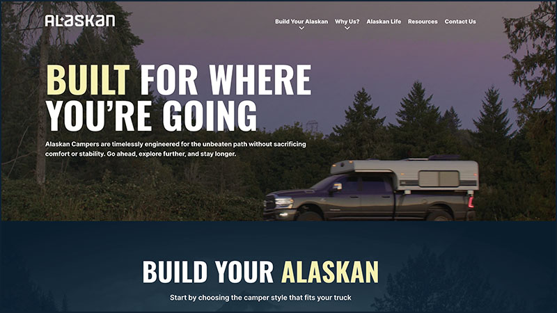 Alaskan Build Your Own Camper