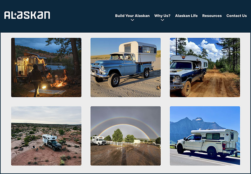 Alaskan Camper Photos
