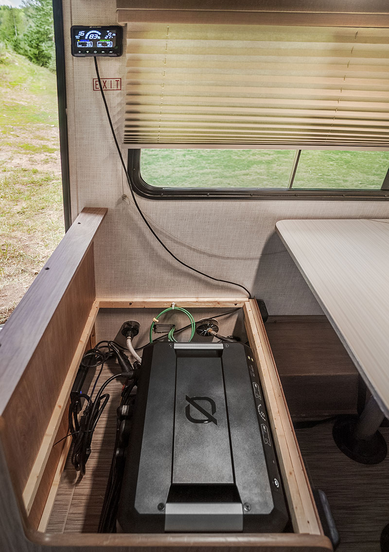 Goal Zero Yeti Pro 4000 Trailer Dinette Install 1