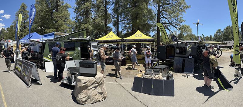 GoalZero Yeti Pro 4000 Booth Pano