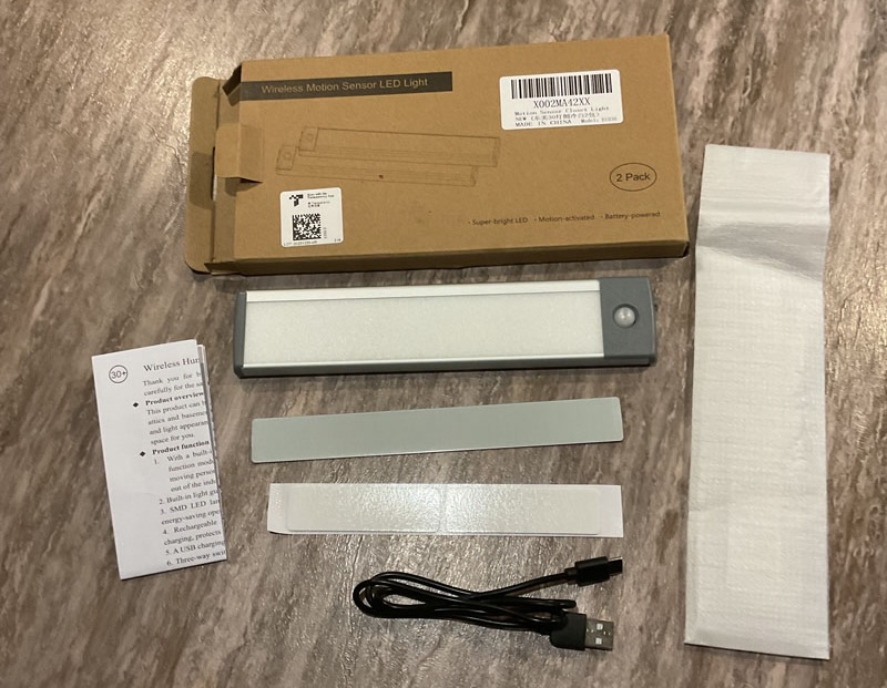 LEPOTEC 30 LED Motion Sensor Cabinet Light kit