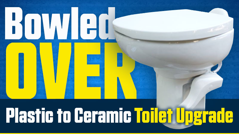 Plastic To Ceramic Toilet Upgrade