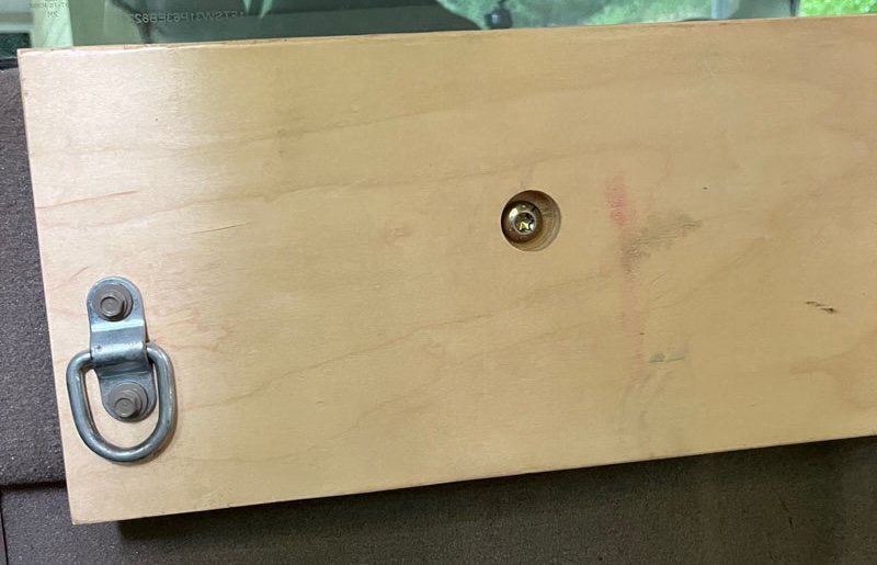 Rear Seat Modification Board Bolts
