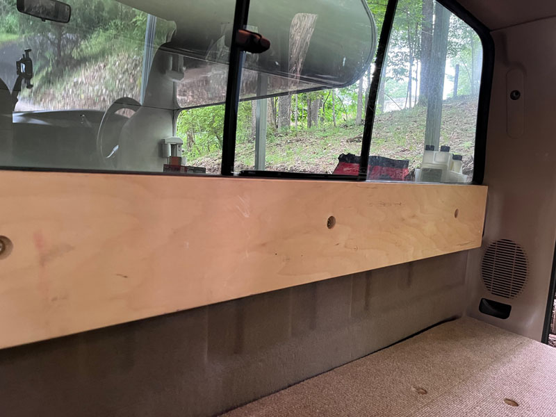 Rear Seat Modification Under Window